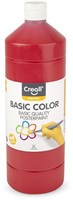 Creall témpera rojo oscuro 1 litro - pintura escolar para niños