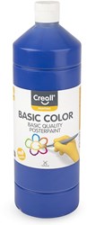 Creall témpera azul oscuro 1 litro - pintura escolar para niños