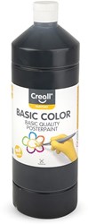 Creall témpera negra 1 litro - pintura escolar para niños y adultos