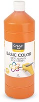 Creall pintura témpera naranja 1 litro - pintura escolar para niños