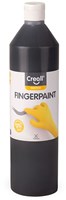 Creall pintura de dedos negra sin conservantes 750ml pintura infantil
