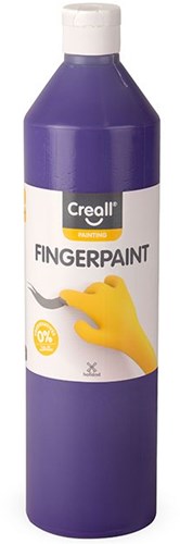Creall pintura de dedos morada sin conservantes 750ml pintura infantil