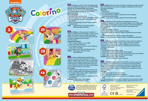 Ravensburger PAW Patrol juego educativo Colorino - aprender colores-2