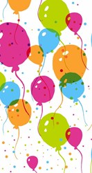 Duni Tafellaken Splash Balloons 120x180 cm
