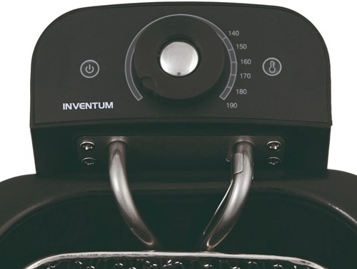 Inventum freidora doble 2x2,5 litros negra 1800 vatios zona fría-3
