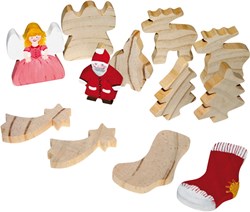 Eduplay figuras de Navidad de madera - juguete creativo para Navidad