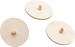 Eduplay set peonzas - juguete creativo DIY 6 piezas madera manualidades