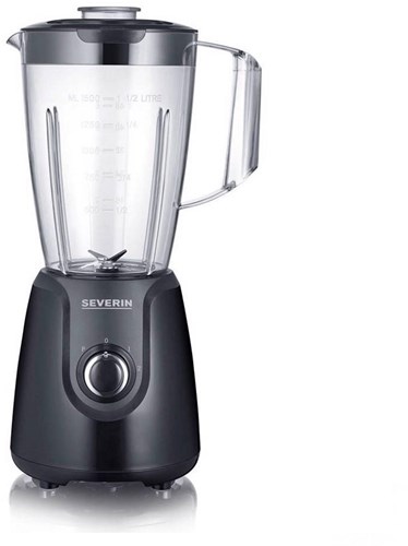 Severin batidora 600W 1,5L negra sin BPA electrodoméstico smoothie