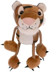 The Puppet Company títere de dedo tigre - accesorio juguete animal
