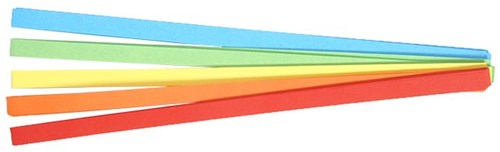 Tiras para trenzar mezcla de colores papel 150 piezas 48 cm manualidades-2