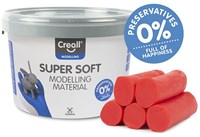 Creall plastilina roja - arcilla super suave cubo 1750g-2