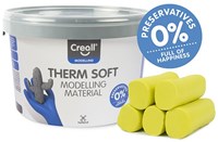 Creall arcilla amarilla - pasta de modelar therm soft para niños 2000g