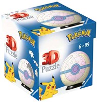 Ravensburger Pokémon Heal Ball Puzzle 3D con luz - 54 piezas