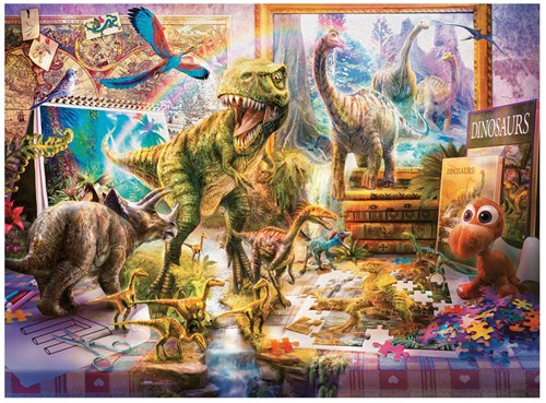 Ravensburger puzzle juguete dinosaurio XXL rompecabezas 100 piezas cartón-2