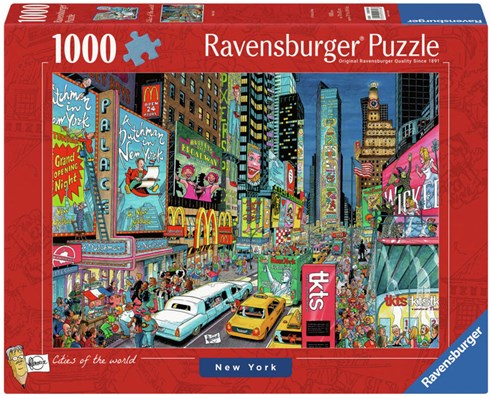 Ravensburger puzzle New York Fleroux 1000 piezas rompecabezas