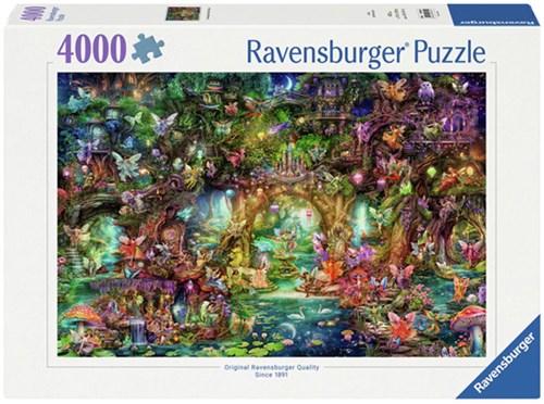 Ravensburger puzzle rompecabezas de fantasía 4000 piezas - El mundo oculto de las hadas
