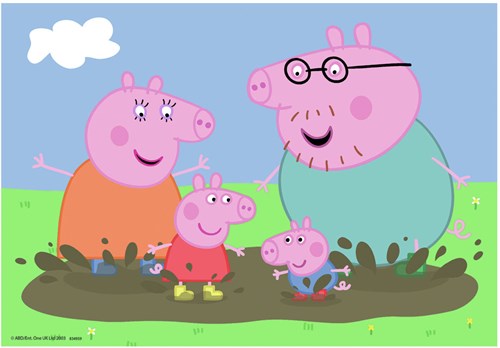 Ravensburger Peppa Pig puzzle infantil - 2 x 24 piezas cartón-2