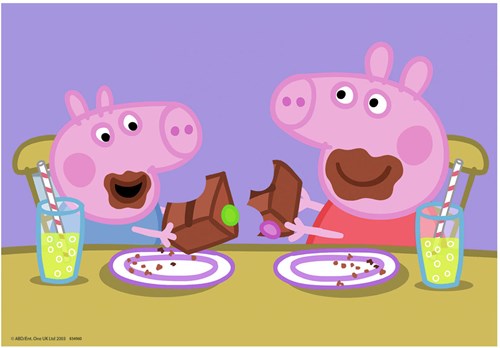 Ravensburger Peppa Pig puzzle infantil - 2 x 24 piezas cartón-3