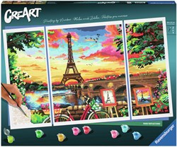 Ravensburger pintar por números Paris Reflections kit de pintura