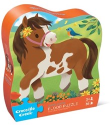 Crocodile Creek puzzle ponis - puzzle de suelo 36 piezas para niños