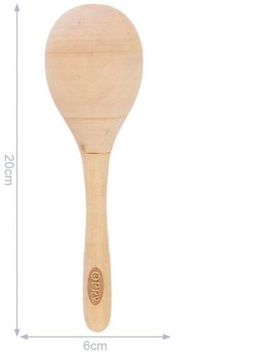 Creativ Company juguete musical de madera maraca sonajero 20 cm decoración-3