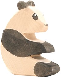Ostheimer figura de panda de madera sentado - juguete sostenible