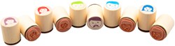 Eduplay set de sellos - emociones - juguete de madera - educativo