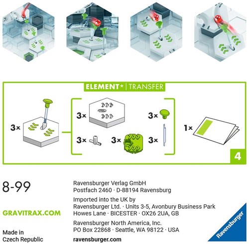 Ravensburger GraviTrax Set de Expansión Transfer - Juguete Circuito de Canicas-2