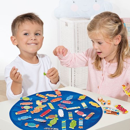 Beleduc juego infantil Candy - juego educativo de colores y reflejos