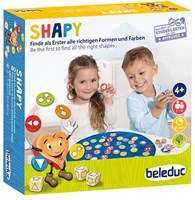 Beleduc juego educativo infantil Shapy - juego de mesa familiar colorido-3