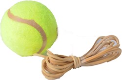 HOT Sports + Toys pelota de tenis con elástico para entrenador amarillo