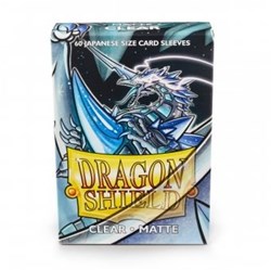 Dragon Shield fundas para cartas Japanese Matte Clear 60 unidades para cartas coleccionables