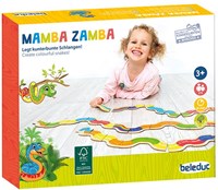 Beleduc juego educativo Mamba Zamba - juego infantil colorido de cartón-2