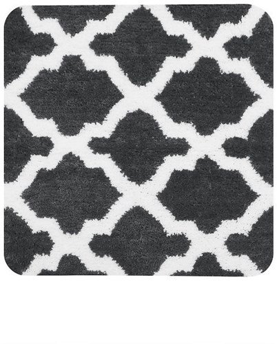 Dutch House alfombrilla bidé lujo antracita 60x60 cm - antideslizante baño