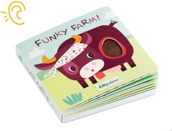 Lilliputiens FUNKY FARM Libro de sonidos y texturas inspirado en la granja
