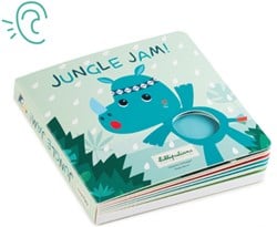 Lilliputiens JUNGLE JAM - Libro de sonidos y texturas inspirado en la jungla