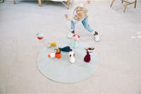 Lilliputiens juego de bolos granja - Mi primer set de bolos suave para niños pequeños-2