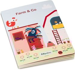 Lilliputiens  FARM & CO Mi primer libro-puzle 