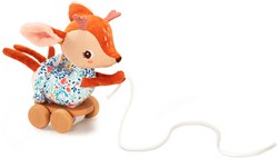 Lilliputiens peluche de arrastre cierva Stella - juguete de madera para primeros pasos