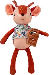 Lilliputiens peluche musical eco Stella - cervatillo con flauta de Pan y melodía suave