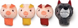 Lilliputiens - Vingerpopjes de Wolf en de 3 Biggetjes