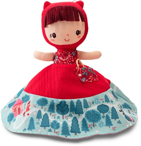 Lilliputiens - Muñeca de cuento reversible Caperucita Roja juguete muñeca - muñeca 3-en-1