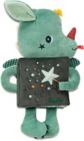 Lilliputiens - Libro de peluche Joe el dragón libro de actividades con luz