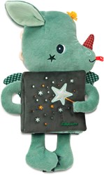 Lilliputiens - Libro de peluche Joe el dragón libro de actividades con luz