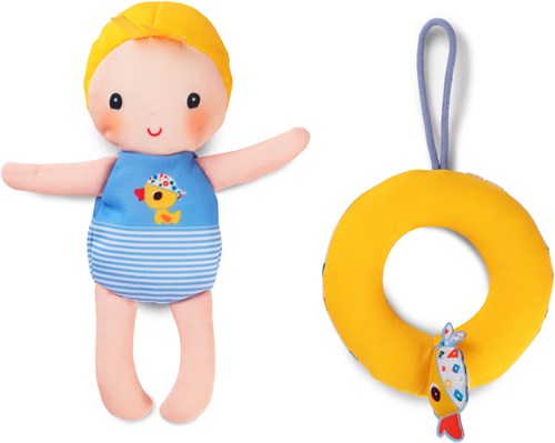Lilliputiens - Muñeca de baño Patito Gaspard - Juguete de baño para niños-2