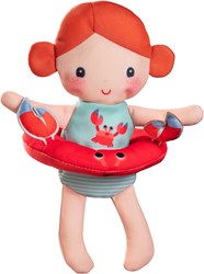 Lilliputiens - Muñeca de baño Cangrejo Axelle - Juguete para el baño - Impermeable