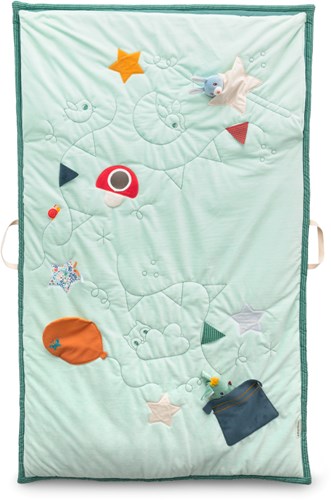 Lilliputiens alfombra de juego y saco de dormir Joe el dragón - 2 en 1 para bebés y niños pequeños