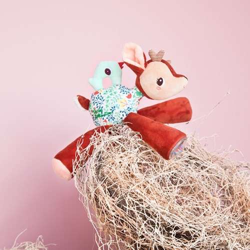 Lilliputiens ciervo sonoro Stella al galope - peluche suave para niños pequeños