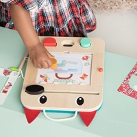 Lilliputiens pizarra mágica Louis De Wolf - Juguete creativo para niños-3
