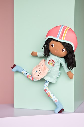Lilliputiens muñeca Liza con patines - muñeca de tela suave - 43 cm - desde 2 años-3